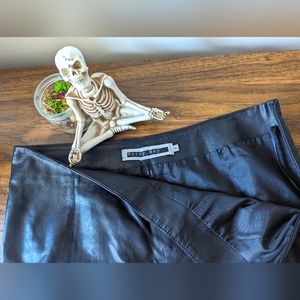 faux leather mini skirt | Noisy May